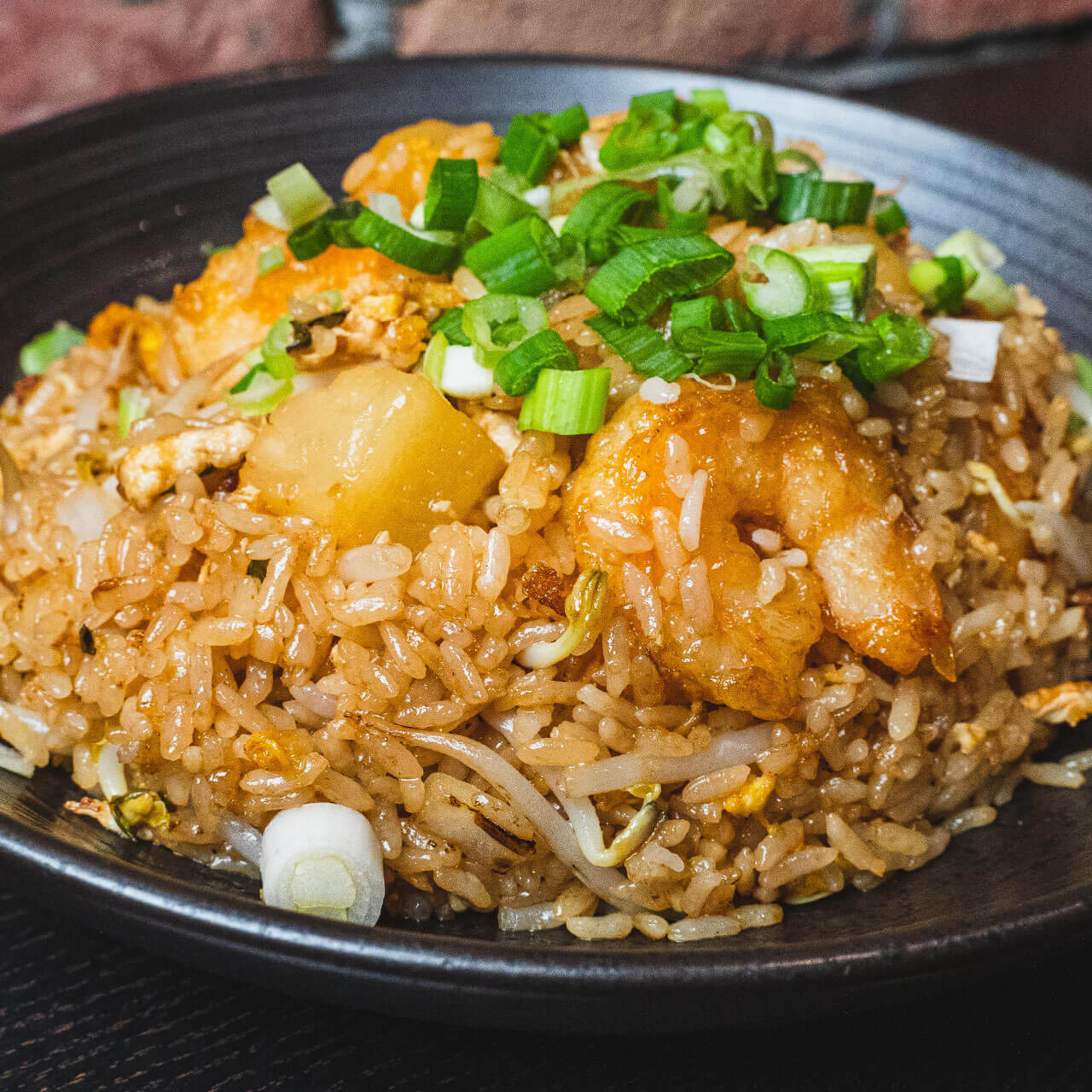 Thai Pineapple Fried Rice with Shrimp and Cashews